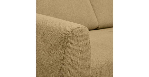 ECKSOFA Honig Flachgewebe  inkl. Bettkasten, Schlaffunktion, Rücken echt, Kopfstütze, Liegefläche im Originalstoff  - Buchefarben/Honig, KONVENTIONELL, Holz/Textil (241/166cm) - Carryhome