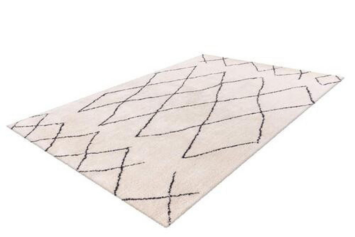 KOBEREC S VYSOKÝM VLASEM, 80/150 cm, krémová, béžová - krémová/béžová, Design, textil (80/150cm)