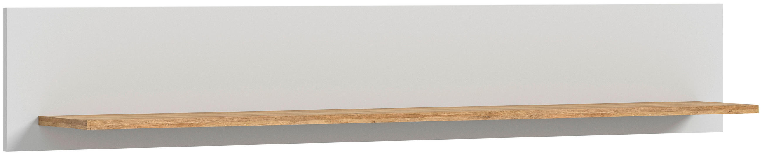 WANDBOARD Grau, Eichefarben  - Eichefarben/Grau, Design, Holzwerkstoff (150/25/22cm) - MID.YOU