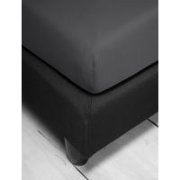 SPANNLEINTUCH 90-100/200-220 cm Jersey  - Anthrazit, KONVENTIONELL, Textil (90-100/200-220cm) - Irisette