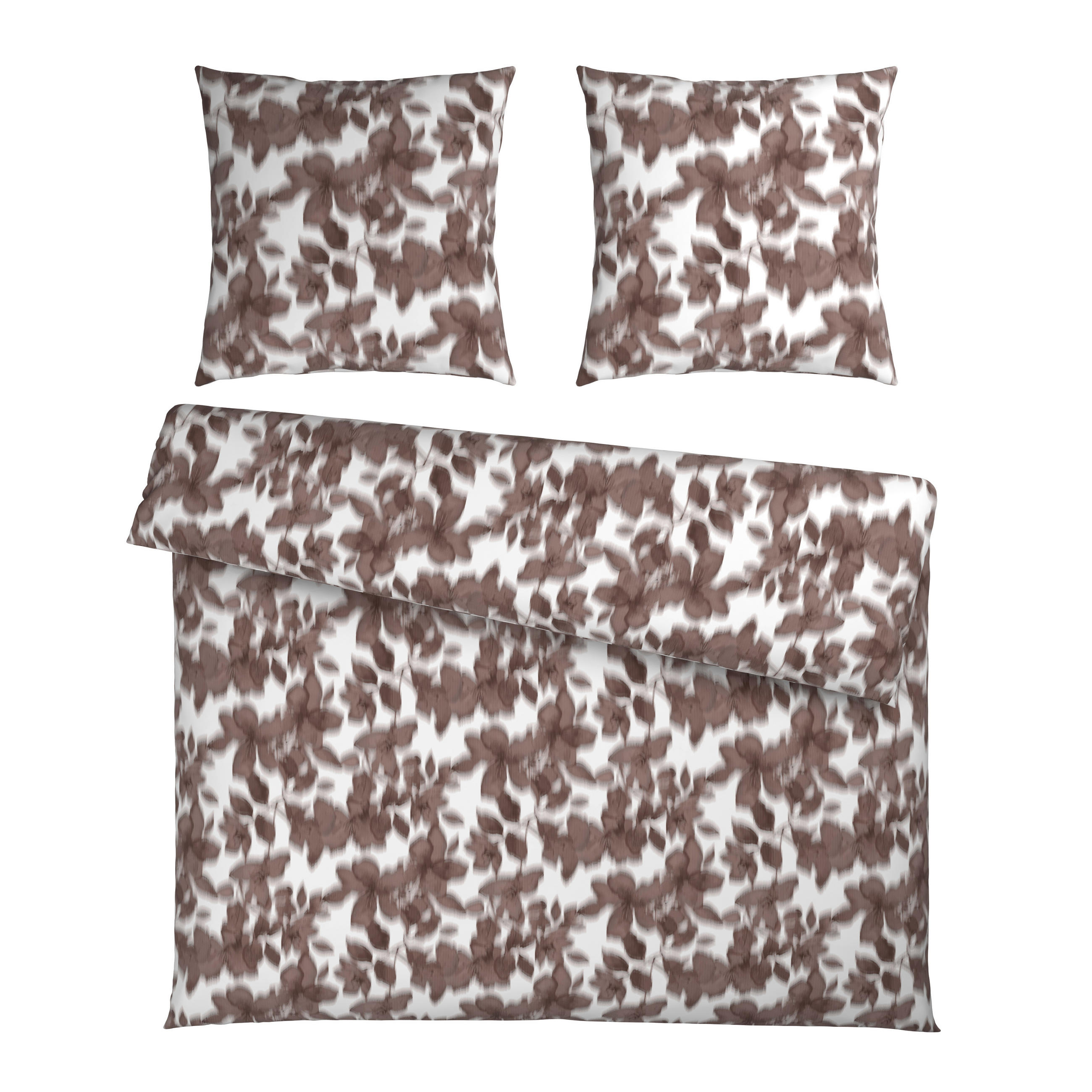 BETTWÄSCHE Satin 200/200 cm  - Braun, Textil (200/200cm) - Bio:Vio