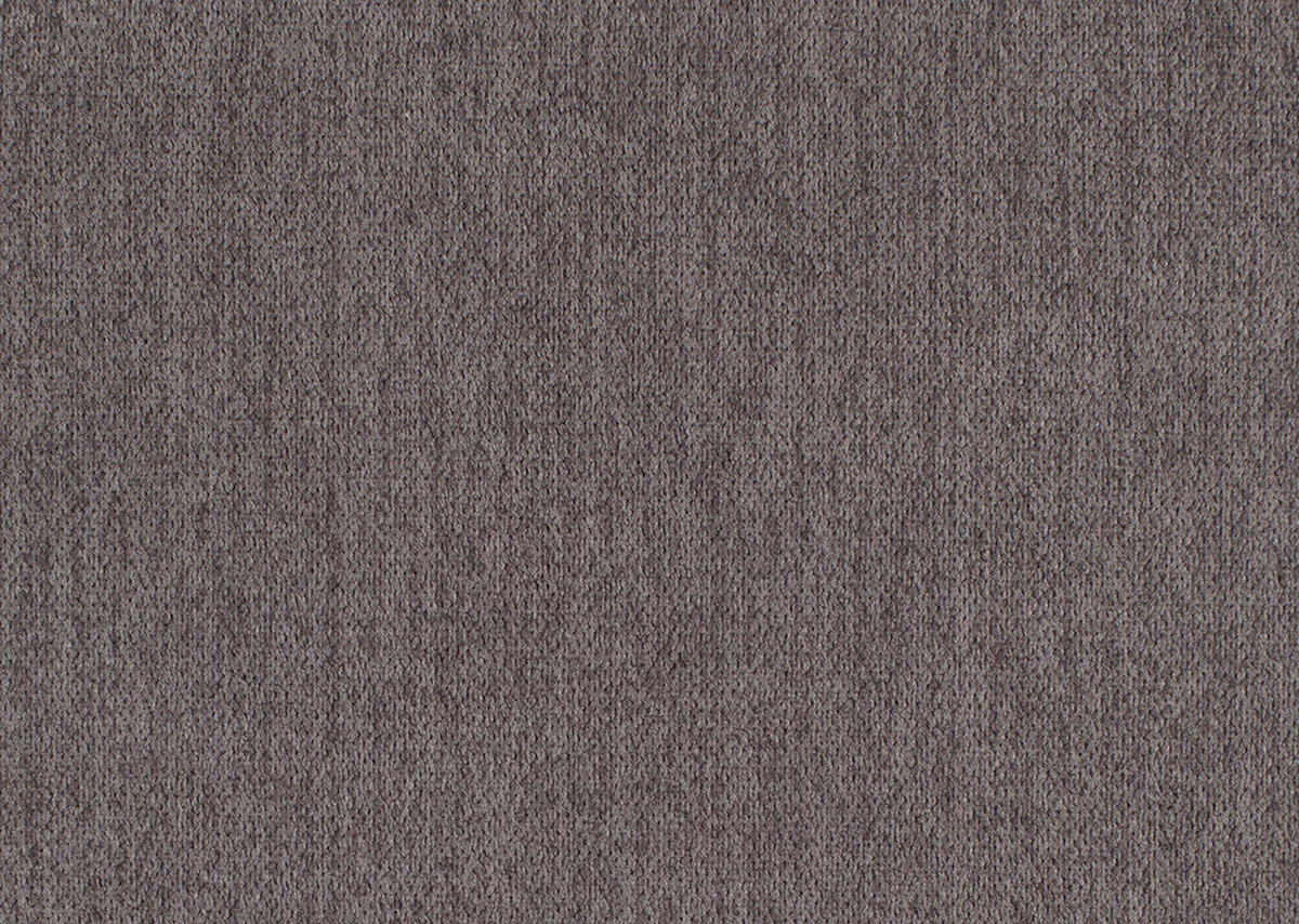 ECKBANK 243/183 cm Webstoff Dunkelbraun, Schwarz, Eichefarben Eiche massiv Metall   - Eichefarben/Dunkelbraun, Design, Holz/Textil (243/183cm) - Voleo