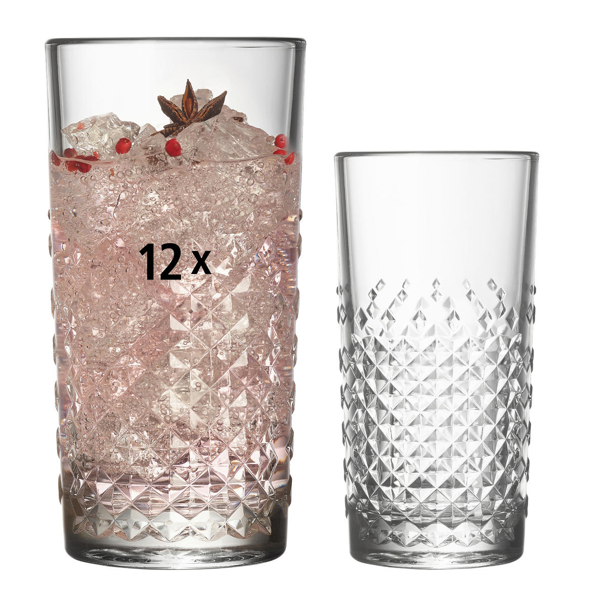 GLÄSERSET OCULAR  12-teilig  - Klar, Basics, Glas (8/15,5cm)