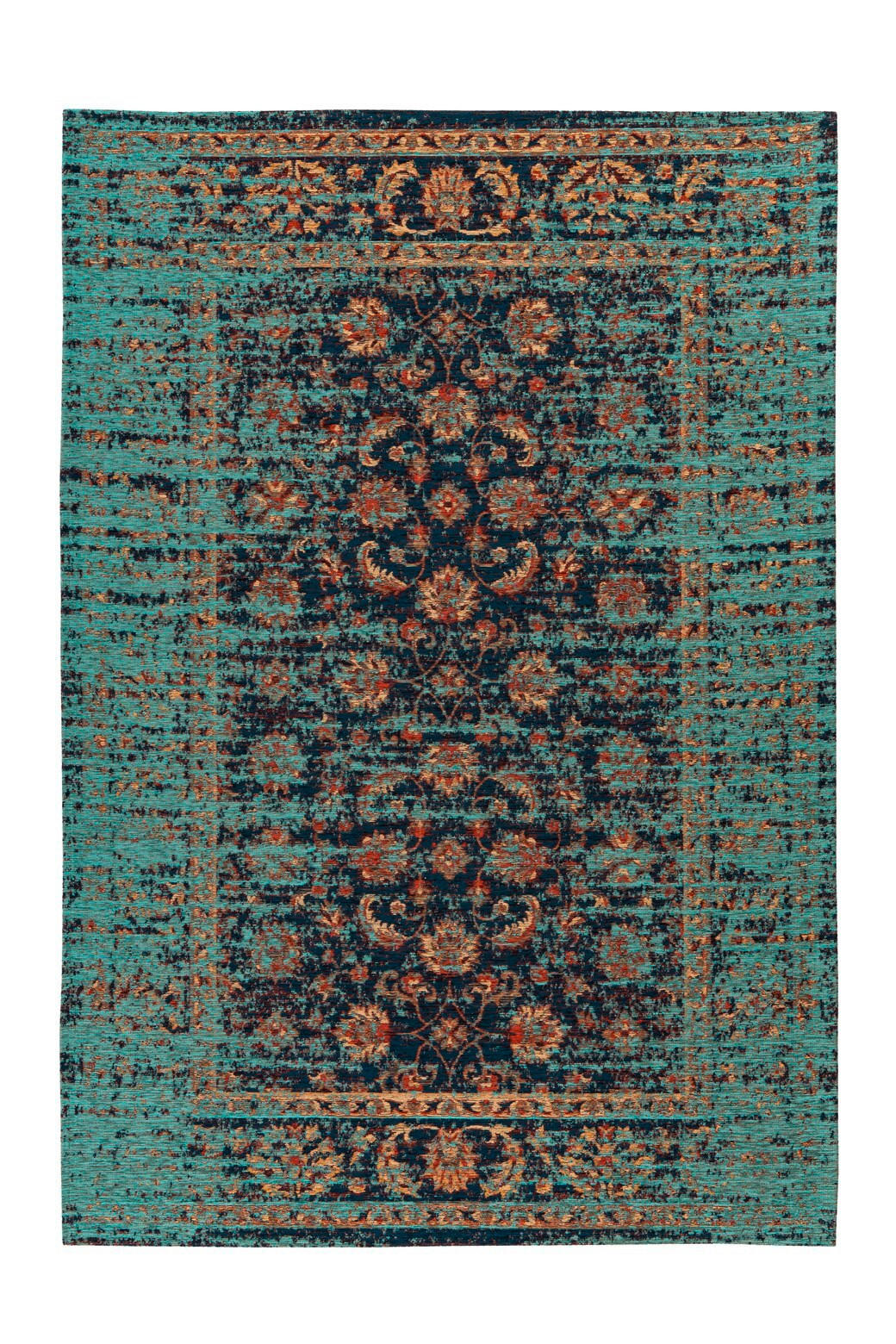TEPPICH 200/290 cm Charme 225 Multi / Blau Blau, Multicolor  - Blau/Multicolor, KONVENTIONELL, Textil (200/290cm)