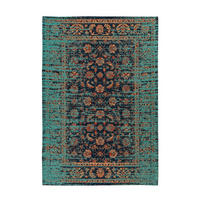 TEPPICH 160/230 cm Charme 225 Multi / Blau Multicolor, Blau  - Blau/Multicolor, KONVENTIONELL, Textil (160/230cm)