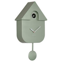 WANDUHR Cuckoo Dunkelgrün 21,5/41/8,5 cm  - Dunkelgrün, Basics, Kunststoff (21,5/41/8,5cm) - Karlsson