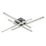 LED-DECKENLEUCHTE - Chromfarben, Design, Metall (50/50/6cm) - NOVEL