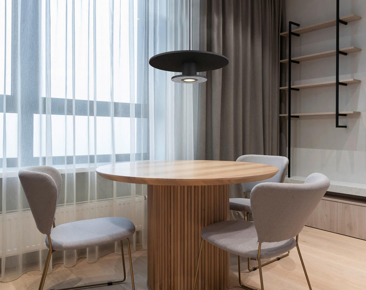 VISEČA LED-SVETILKA   //3000 K/230 V/ - črna, Basics, kovina/umetna masa (38/150cm) - Globo