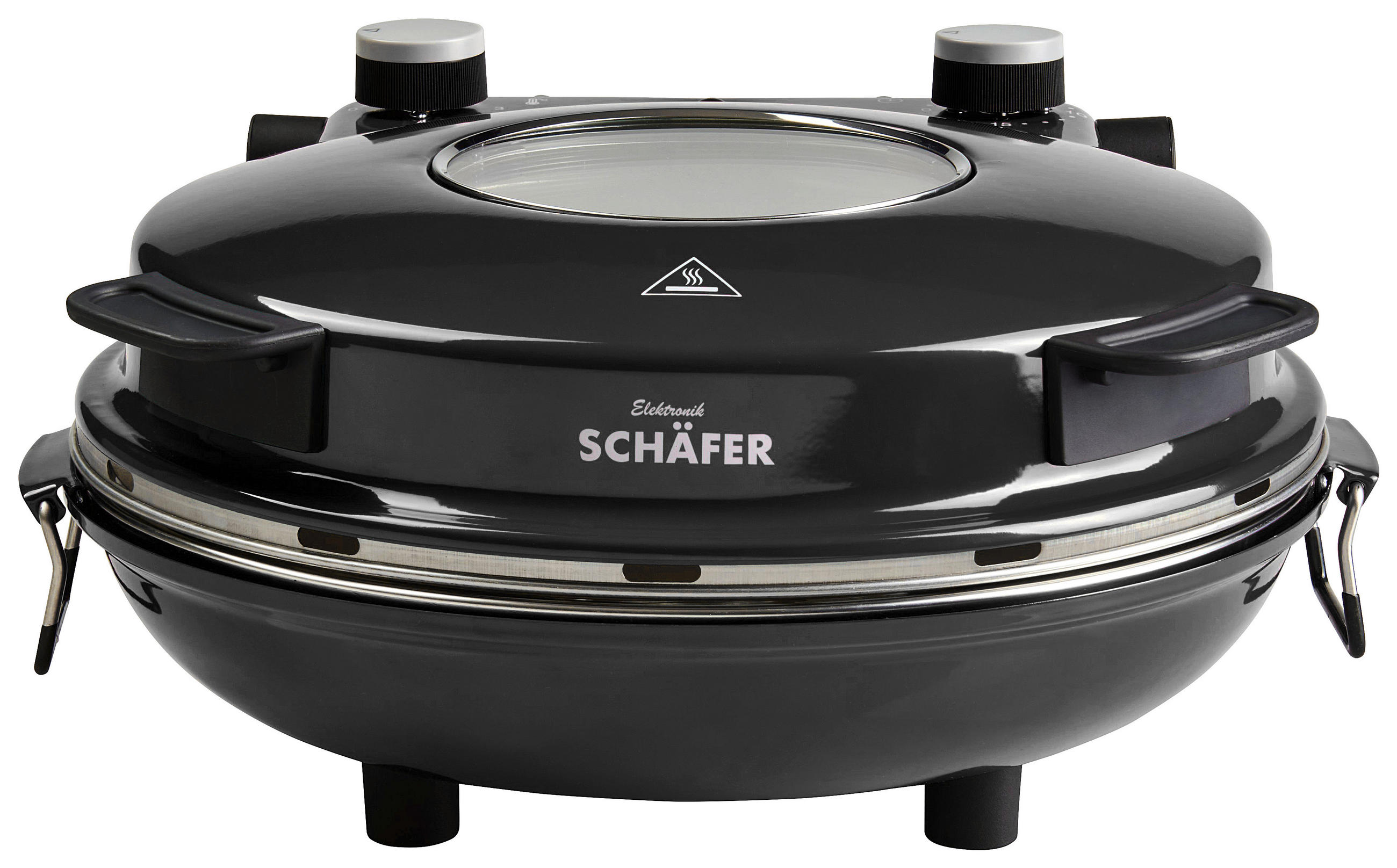 PIZZAOFEN  - Schwarz, Trend, Keramik (36/39/21cm)