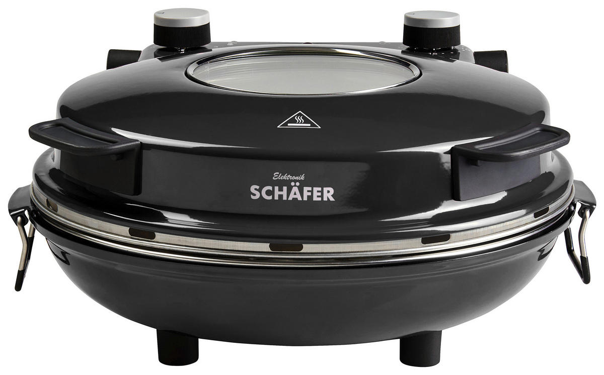 PIZZAOFEN  - Schwarz, Trend, Keramik (36/39/21cm)