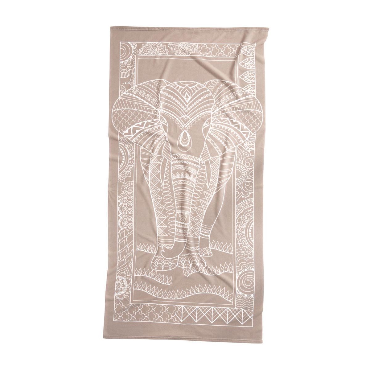 STRANDHANDDUK beach towel beige 90/180 cm  - beige, Basics, textil (90/180cm)