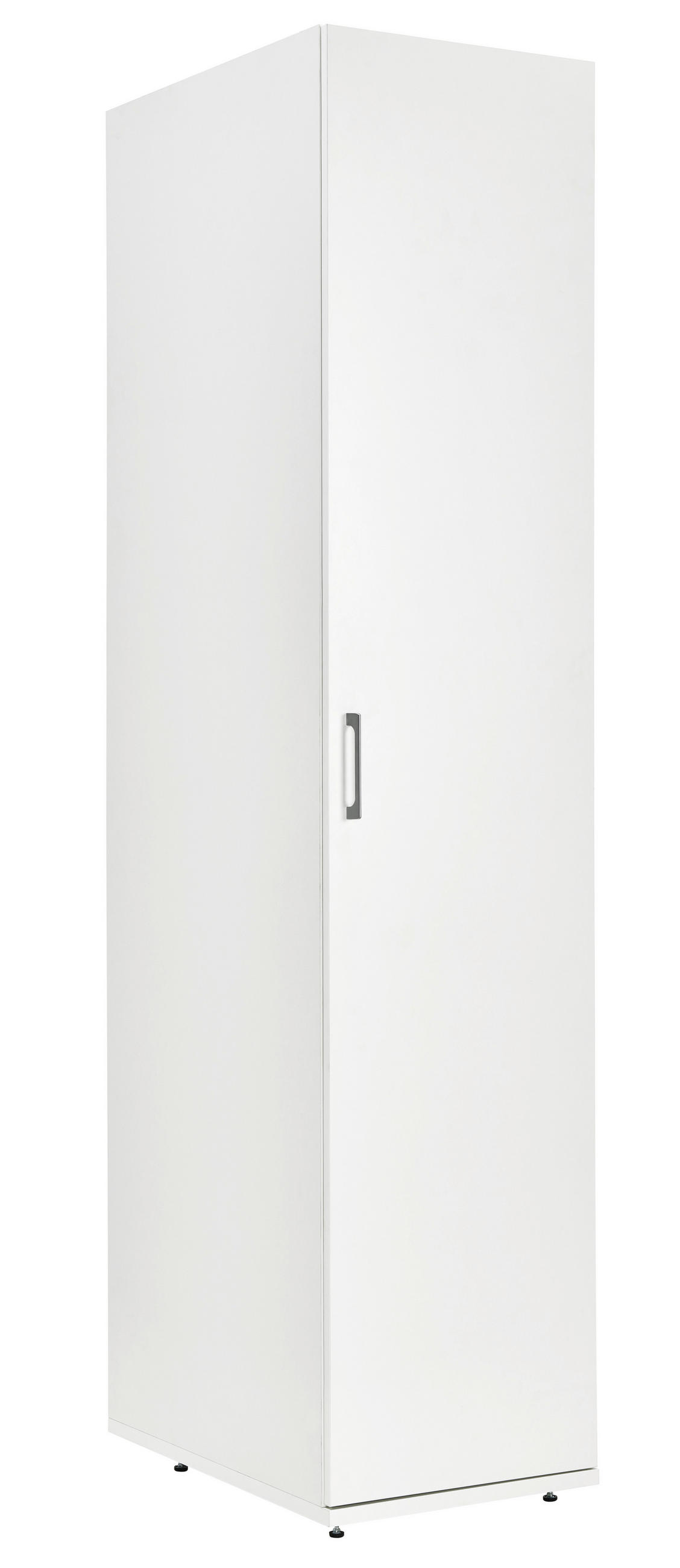 VIACÚČELOVÁ SKRIŇA, biela, 45/206/65,5 cm - biela/strieborná, Design, kov/kompozitné drevo (45/206/65,5cm) - Xora