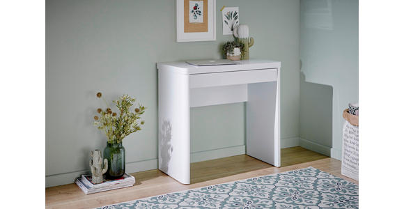 SCHREIBTISCH 79/44/76 cm in Weiß - Weiß, KONVENTIONELL, Holzwerkstoff (79/44/76cm) - Venda