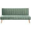 SCHLAFSOFA Samt Mintgrün  - Naturfarben/Mintgrün, Design, Holz/Textil (180/81/86cm) - P & B