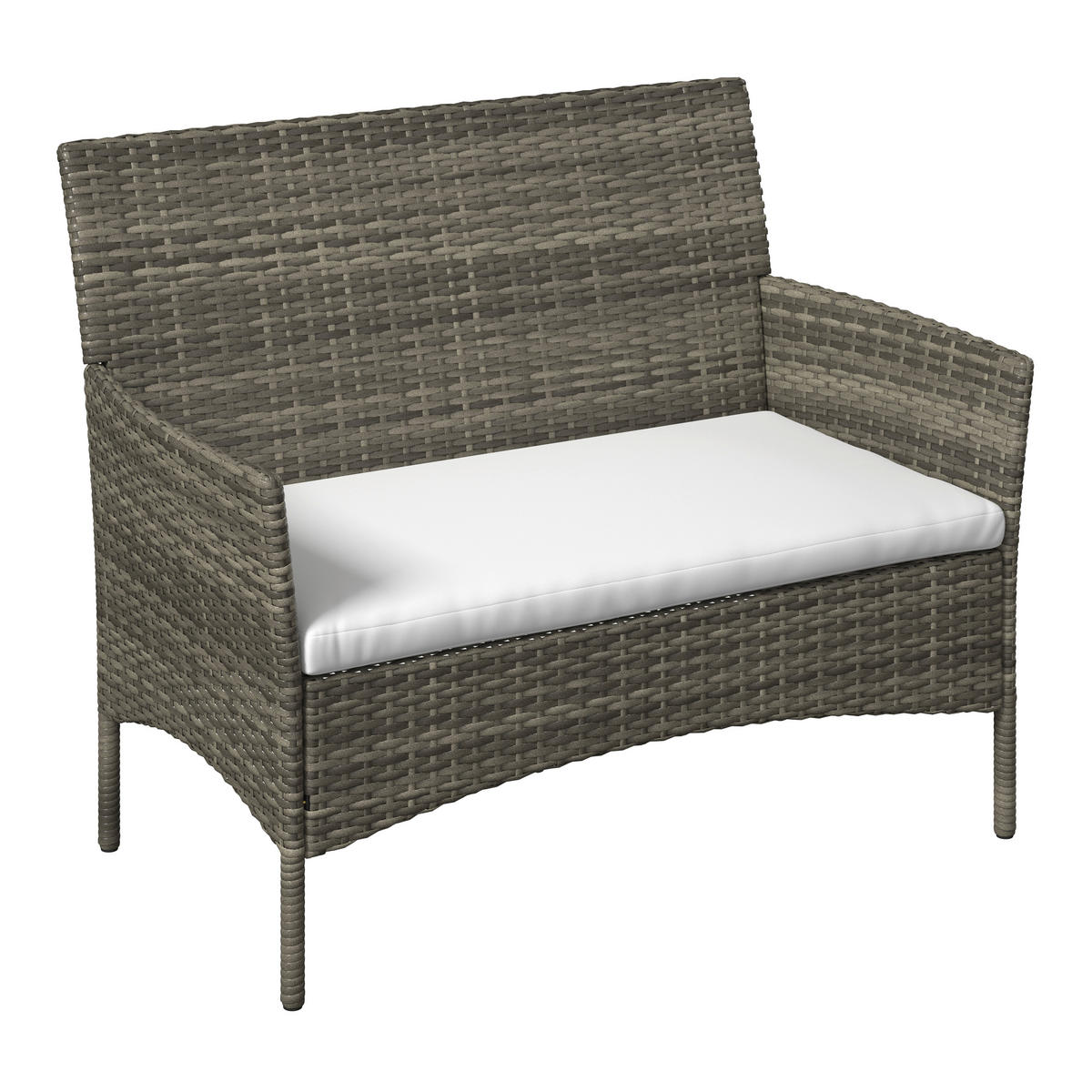 VRTNI SET       krem barve, siva, črna    - siva/črna, Basics, umetna masa/steklo - Ambia Garden