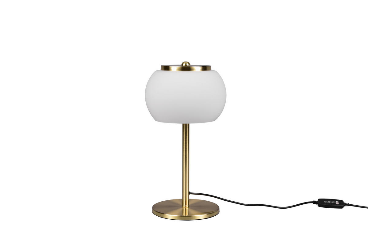 LED-TISCHLEUCHTE Madison 18/33 cm   - Messingfarben, Design, Metall (18/33cm) - Trio Leuchten