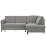 ECKSOFA in Chenille Grau  241/184 cm  - Schwarz/Grau, MODERN, Holz/Textil (241/184cm) - Carryhome