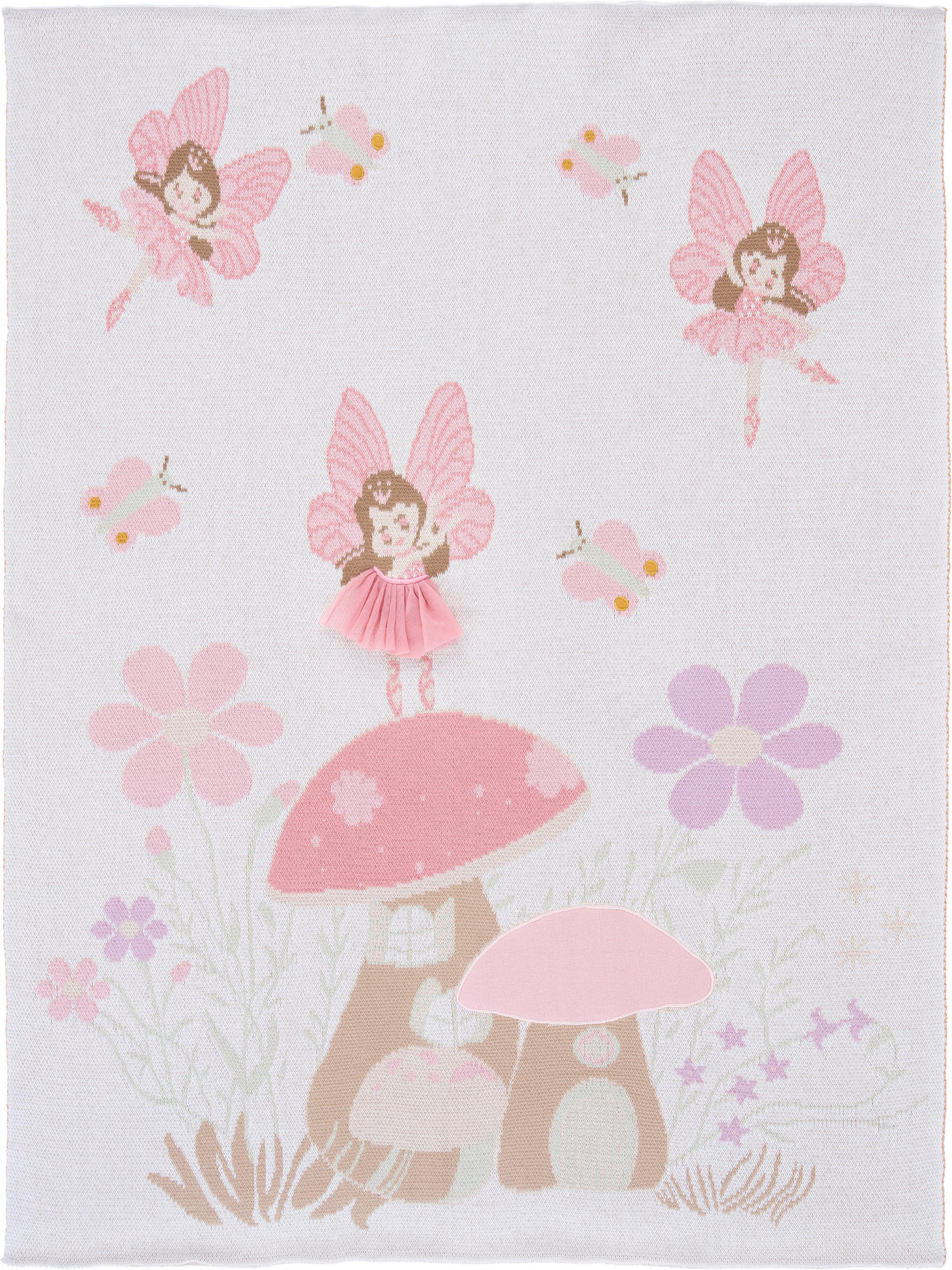 SCHMUSEDECKE Feen Garden   - Multicolor, Trend, Textil (80/100cm) - Patinio