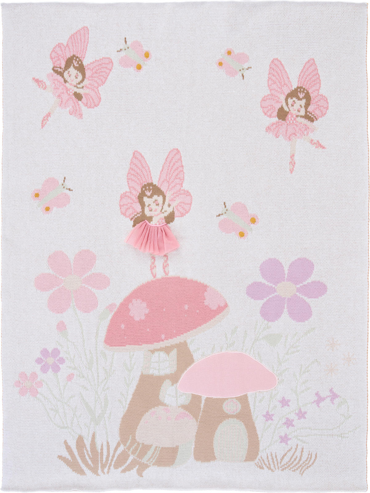 SCHMUSEDECKE Feen Garden   - Multicolor, Trend, Textil (80/100cm) - Patinio