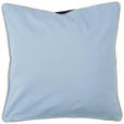 ZIERKISSEN  45/45 cm   - Blau/Ecru, Basics, Textil (45/45cm) - Novel