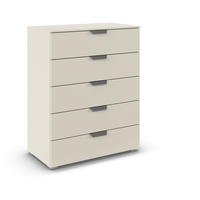 KOMMODE  in 80/100/43 cm  - Chromfarben/Champagner, Design, Holzwerkstoff/Metall (80/100/43cm) - Carryhome