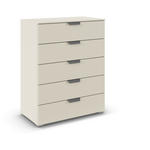 KOMMODE  in 80/100/43 cm  - Chromfarben/Champagner, Design, Holzwerkstoff/Metall (80/100/43cm) - Carryhome