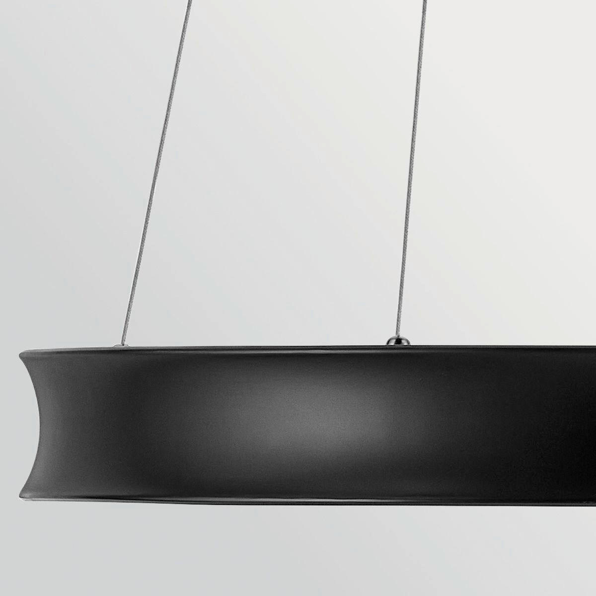 LED-HÄNGELEUCHTE Kichler 95/74,8 cm  - Champagner/Schwarz, Design, Metall (95/74,8cm) - Elstead Lighting