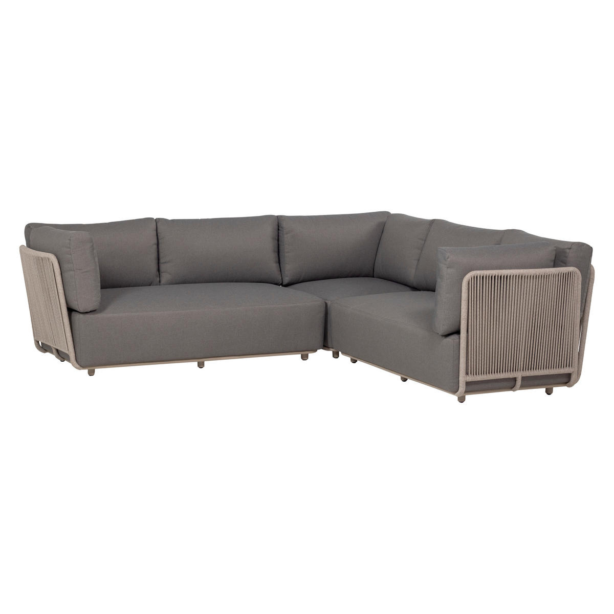 LOUNGEGARNITUR  269/269 cm  Eisen  - Braun, MODERN, Kunststoff/Textil (269/269cm) - Livetastic