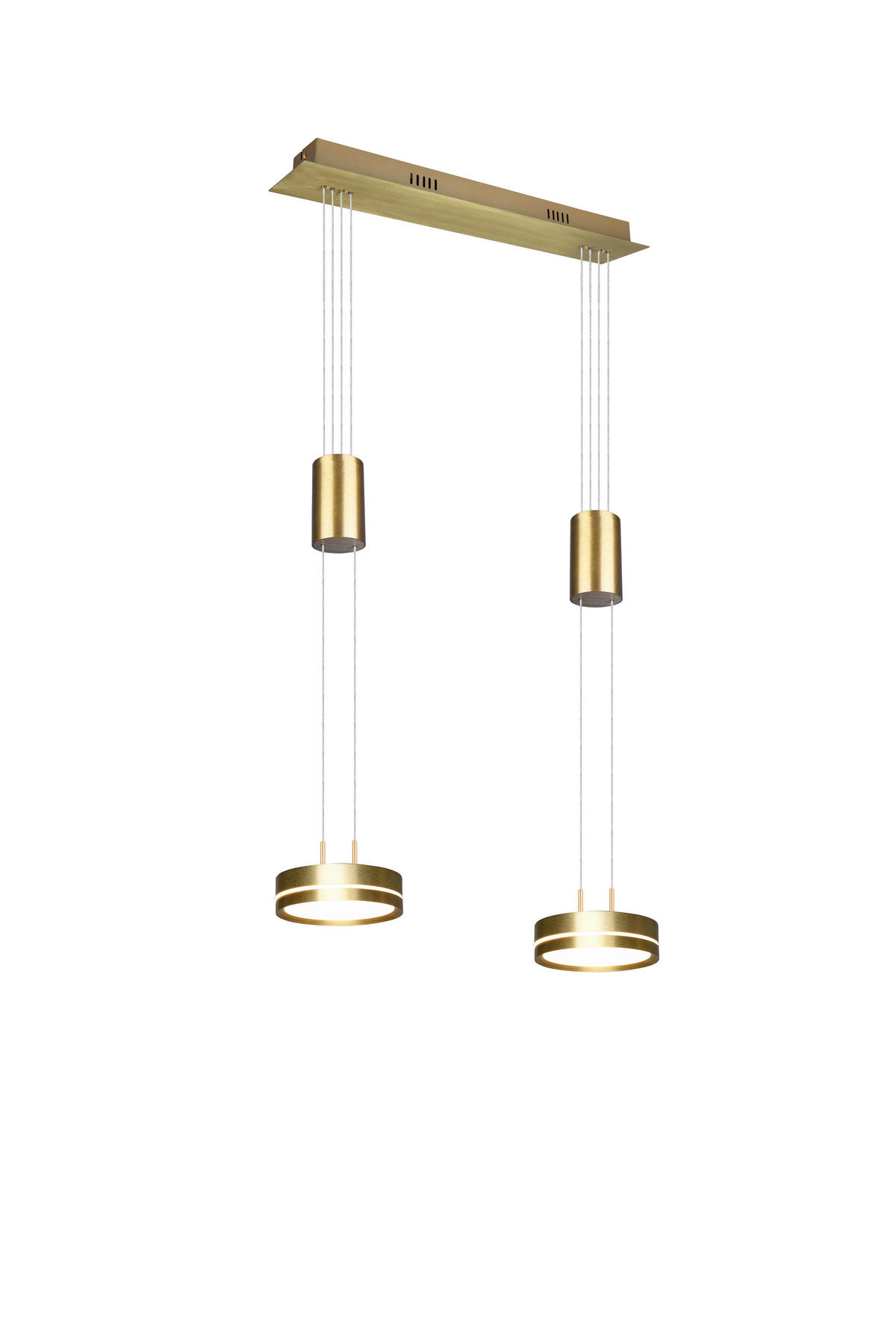 LED-HÄNGLAMPA 55/14/150 cm  - mässingsfärgad, Basics, metall (55/14/150cm) - Trio Leuchten