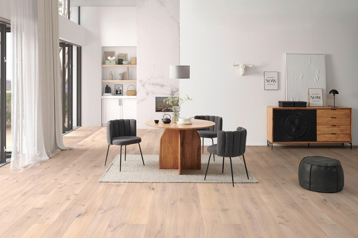 ESSTISCH in Holz  - Akaziefarben, MODERN, Holz (140/76/140cm) - MID.YOU