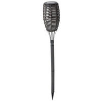SVJETILJKA SOLARNA  - crna, Basics, plastika (10,5/67/10,5cm)