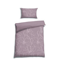 BETTWÄSCHE 2-teilig Satin 135/200 cm  - Lila, Basics, Textil (135/200cm) - Florella