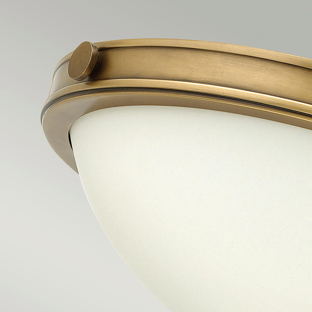 TAKLAMPA Elstead Collier  - mässingsfärgad, Klassisk, metall/glas (34.6/12.4cm) - Elstead Lighting