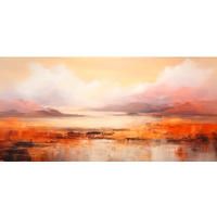 LEINWANDBILD Landschaft & Natur 115/55 cm  - Multicolor, Basics, Holz/Papier (115/55cm) - Euroart