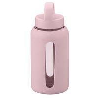 TRINKFLASCHE 0,660 l Pamela Reif  - Hellrosa, Basics, Glas/Kunststoff (600ml) - Fackelmann