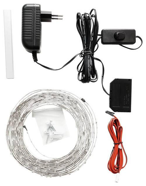 EINLEGEBODENBELEUCHTUNG LED-Leuchtmittel  - Schwarz, Design, Kunststoff (460/1/1cm) - MID.YOU