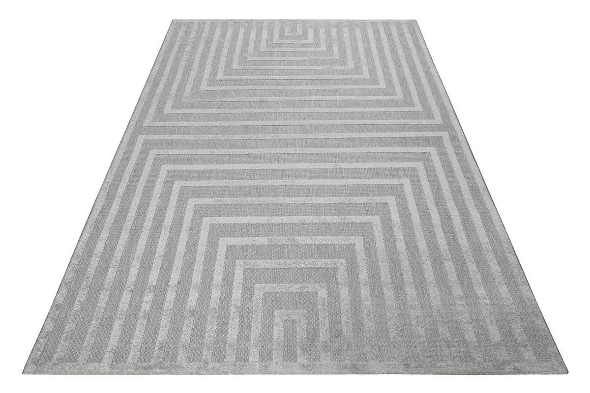 OUTDOORTEPPICH 160/225 cm Carolina Silberfarben  - Silberfarben, Design, Textil (160/225cm) - Esprit