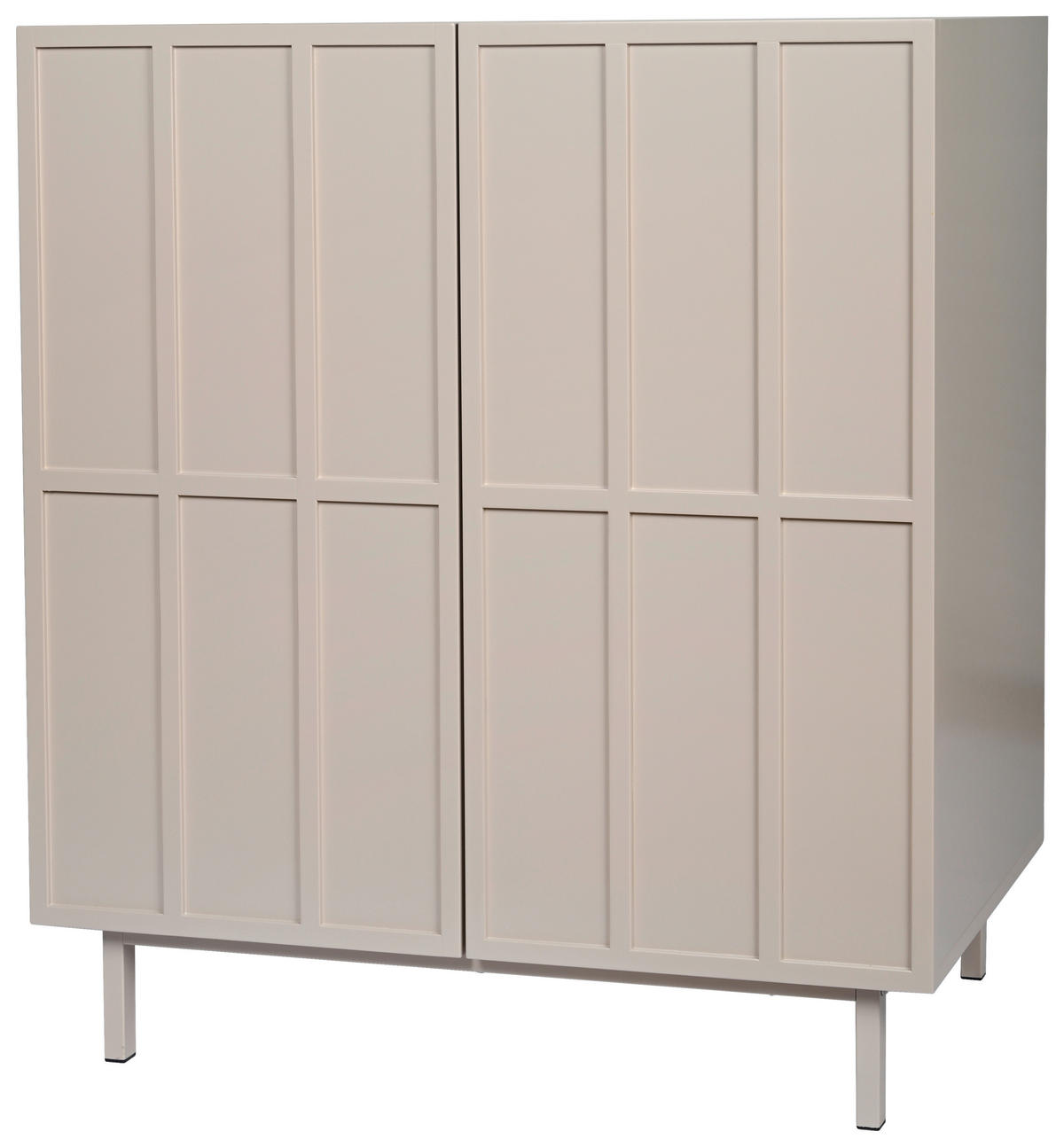 SIDEBOARD Velin  in 80/89/40 cm  - Braun, Design, Holzwerkstoff/Metall (80/89/40cm) - Livetastic