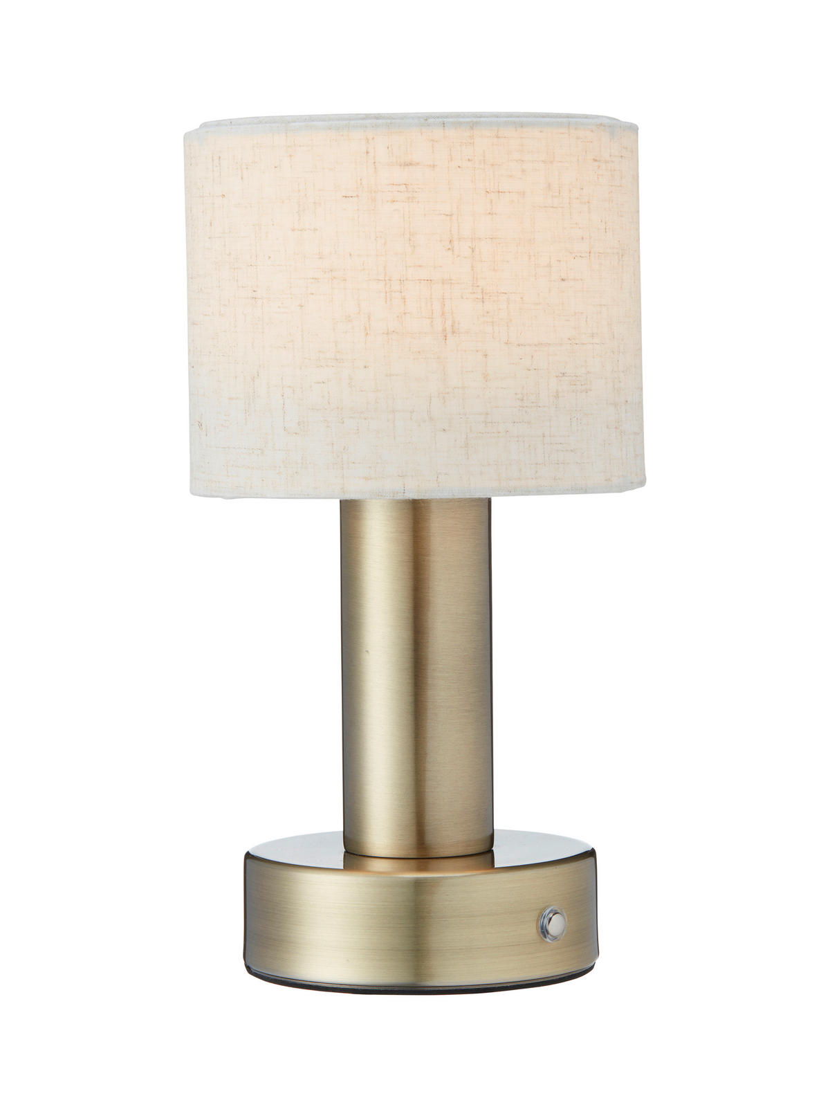 PORTABEL LAMPA Tiara 10/24 cm   - vit, Modern, metall/textil (10/24cm)