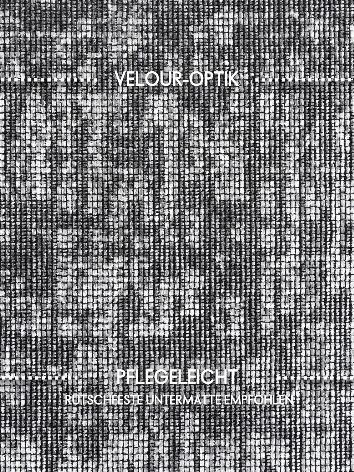 TEPPICH 200 cm Brilliance Grau, Silberfarben  - Silberfarben/Grau, KONVENTIONELL, Textil (200cm) - Elle Decoration