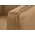 2-SITZER-SOFA  in Echtleder Honig   - Eichefarben/Beige, Natur, Leder/Holz (182/86/87cm) - Valnatura