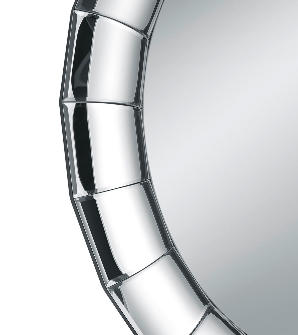 WANDSPIEGEL  - Klar/Silberfarben, MODERN, Glas (80/80/4cm)