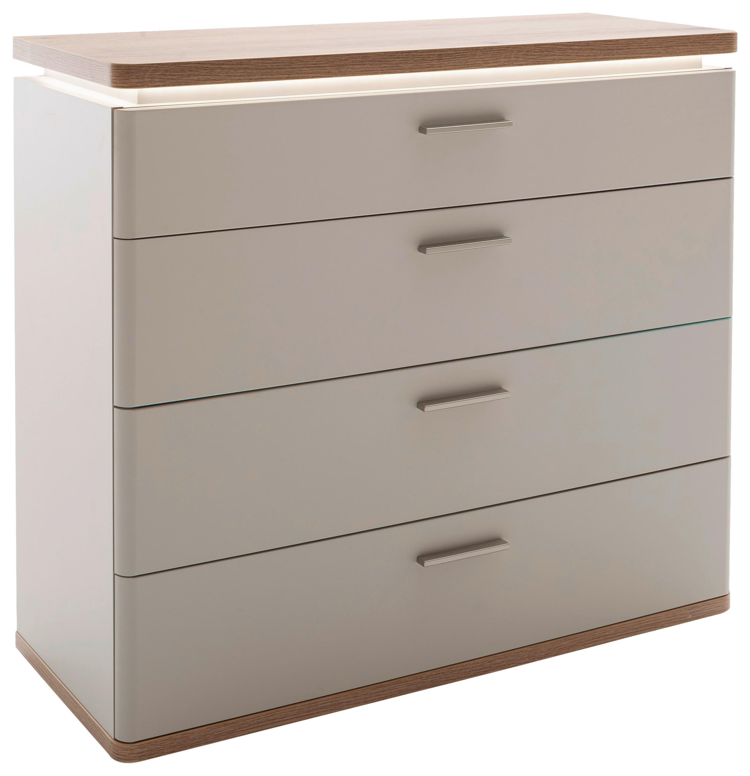 KOMMODE  in 100/90/41 cm  - Kaschmir/Eichefarben, Design, Holz/Holzwerkstoff (100/90/41cm) - Venda