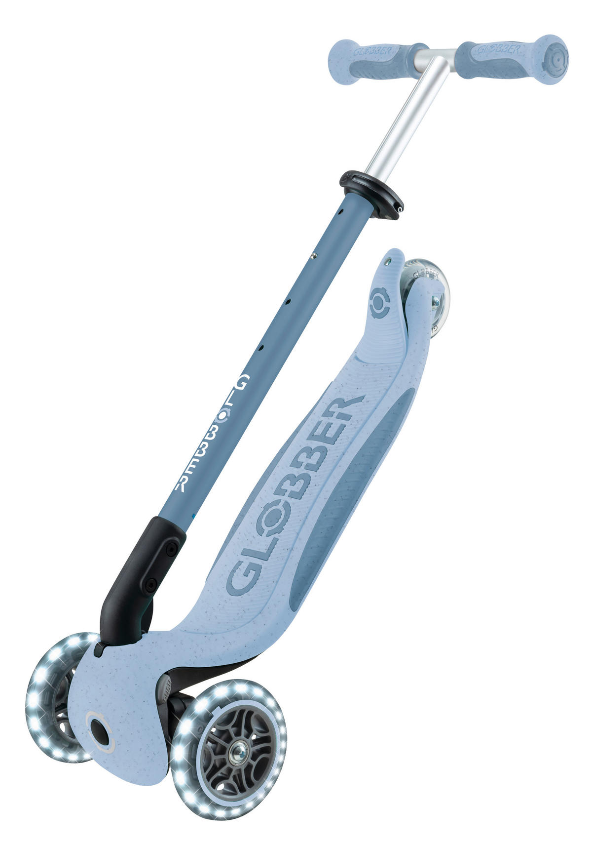 LAUFRAD GO-UP DELUXE LIGHTS ECO 360  - Pastellblau, Basics, Kunststoff/Metall (65/22/98,5cm) - GLOBBER