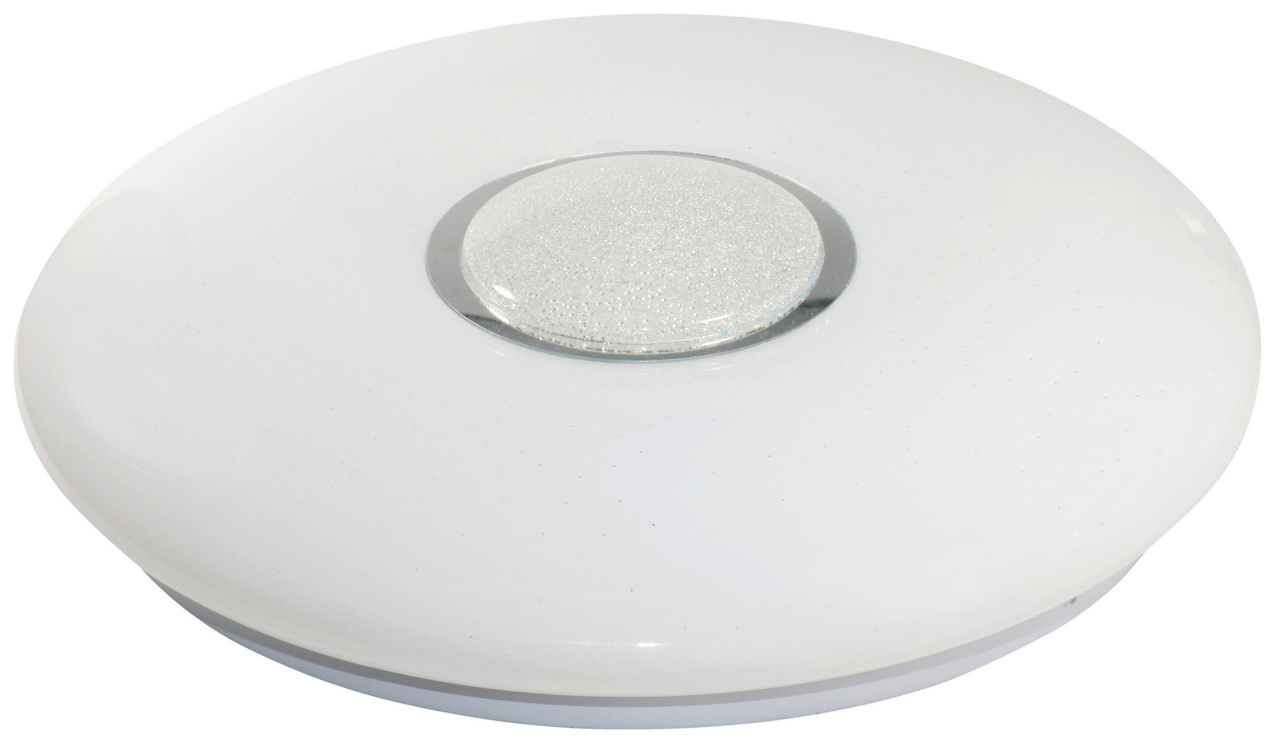 LED-DECKENLEUCHTE Albury Stars 40 cm - Weiß, Basics, Kunststoff (40cm)