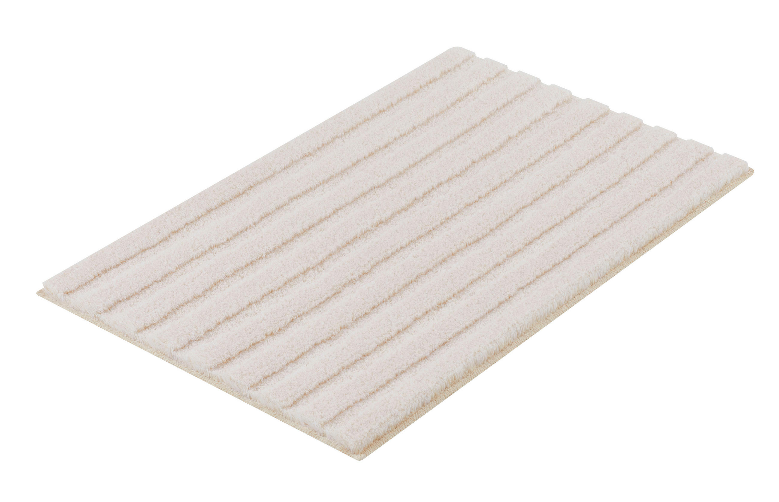 FÜRDŐSZOBASZŐNYEG  60/100 cm  bézs   - bézs, Basics, műanyag/textil (60/100cm) - Kleine Wolke