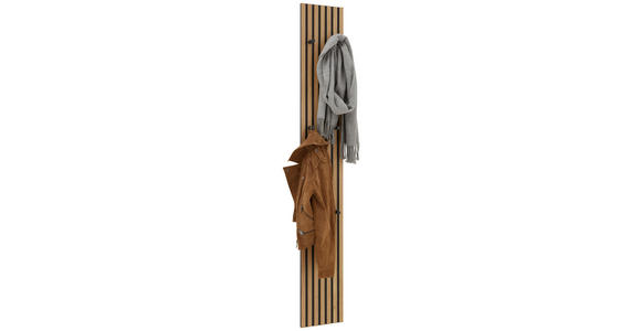 GARDEROBENPANEEL  in 24/170/5 cm  - Eichefarben, Design, Holz/Holzwerkstoff (24/170/5cm) - Dieter Knoll