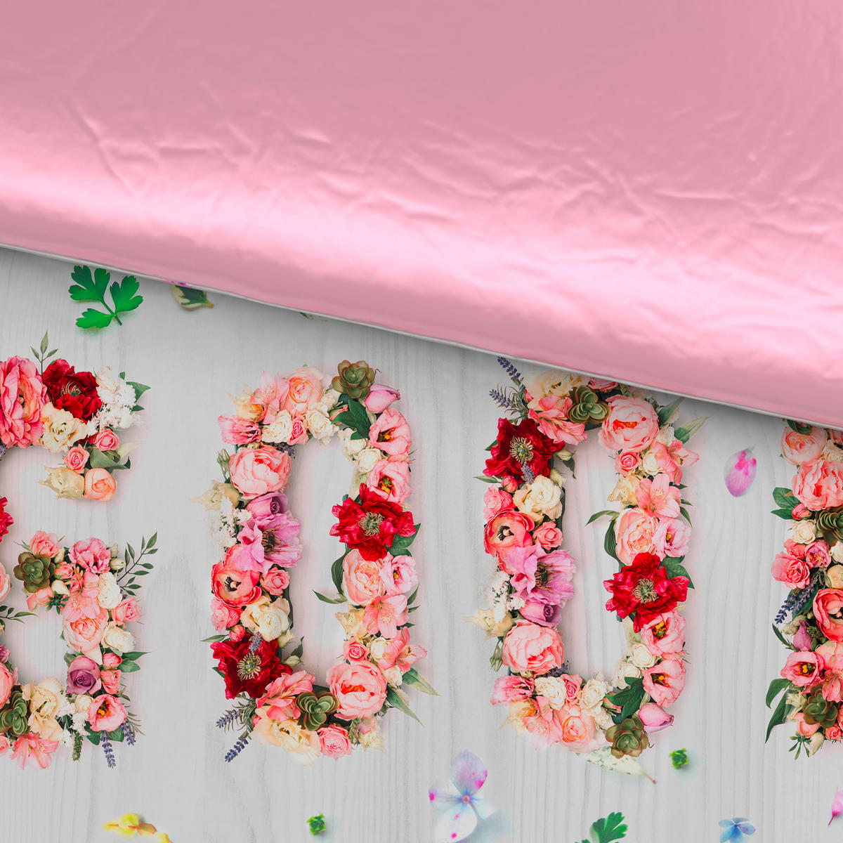 WENDEBETTWÄSCHE Satin 135/200 cm  - Rosa, Textil (135/200cm) - Esposa
