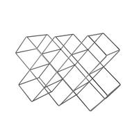 WEINREGAL  46/16,6/31 cm  - Schwarz, Basics, Metall (46/16,6/31cm) - Echtwerk