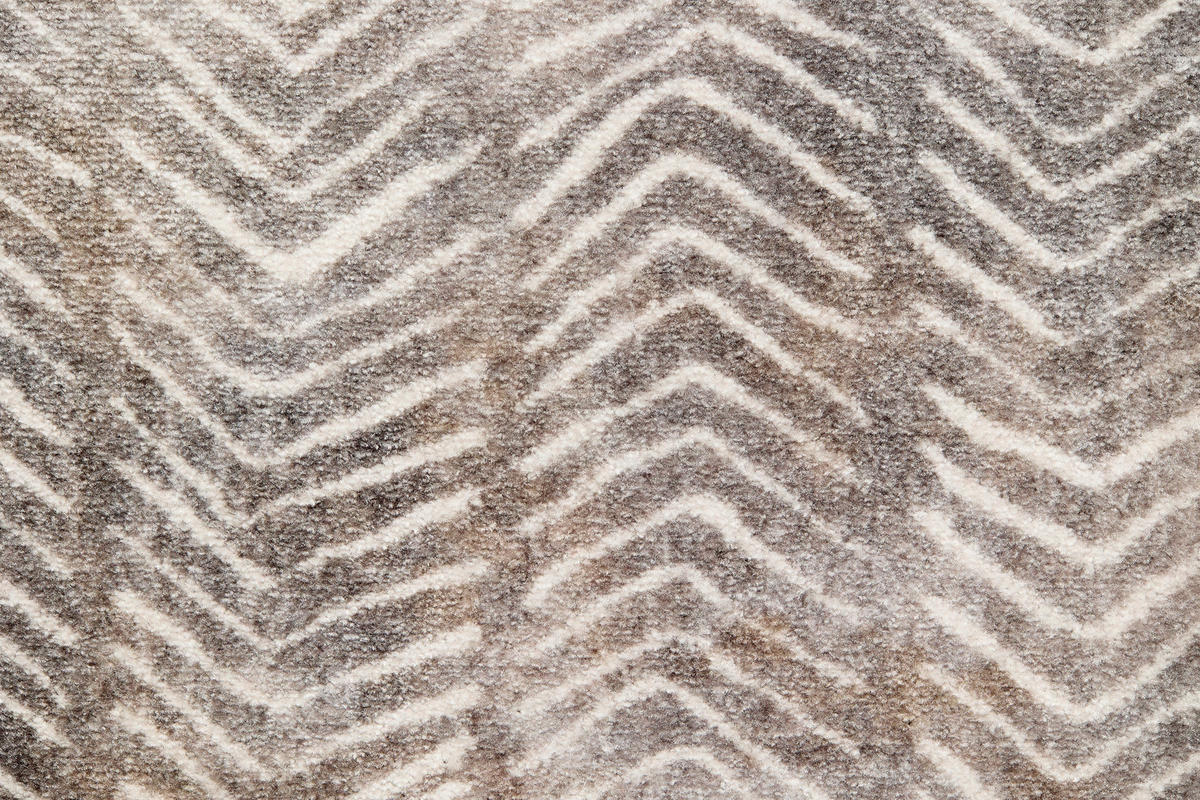 FUSSMATTE - Taupe/Creme, Design, Textil (67/100cm) - Schöner Wohnen